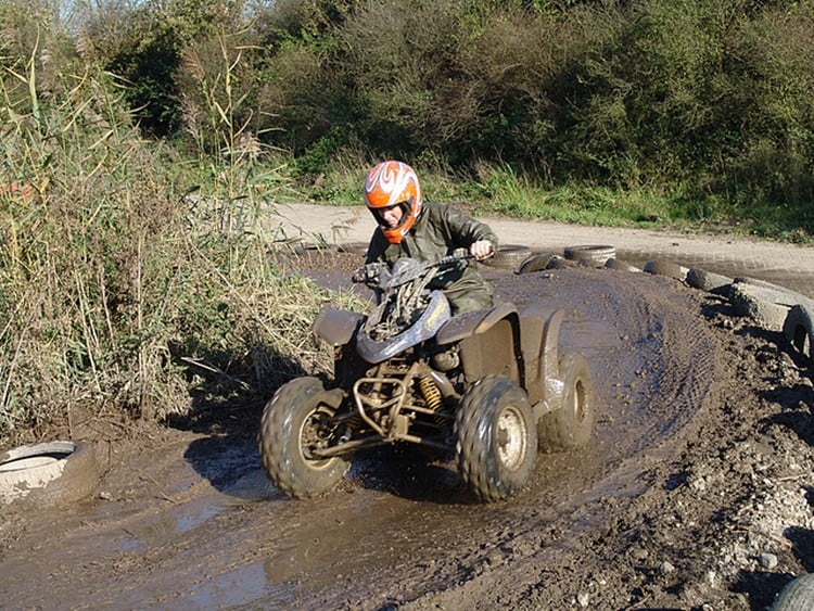 Een uur quad rijden