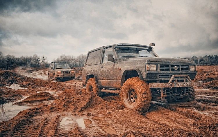 Off Road rijden in een 4x4