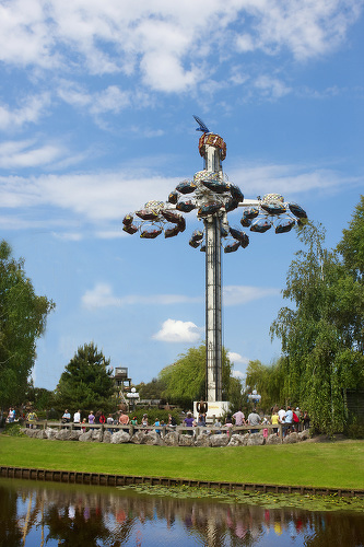 Die Adler in Attraktion und Ferienpark Slagharen.