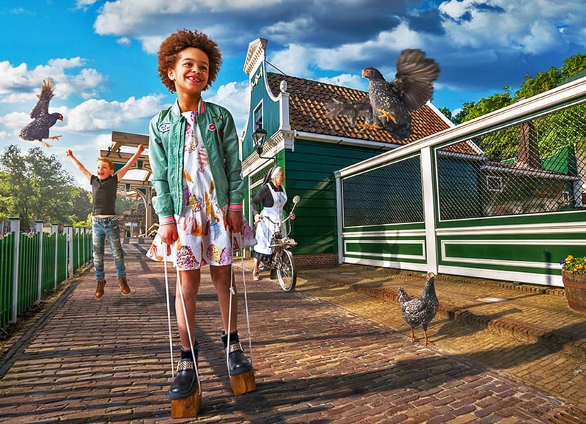 Treffen Sie altmodisches Spielzeug im National Open Air Museum.