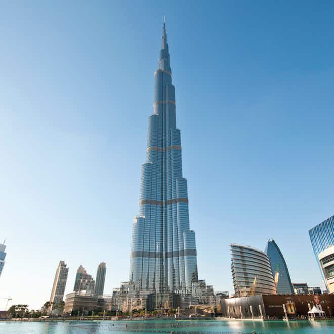 Burj Khalifa verken Dubai