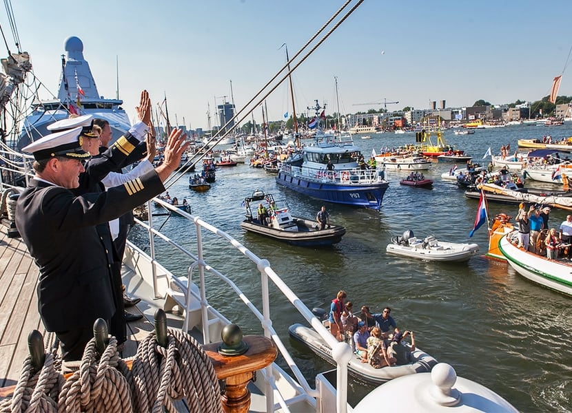 Ruim 600 schepen komen af op Sail Amsterdam 2020