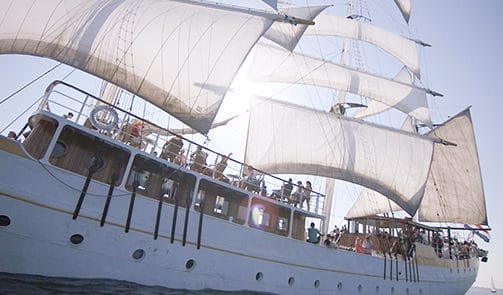 The Stedemaegh for a cruise on the IJsselmeer