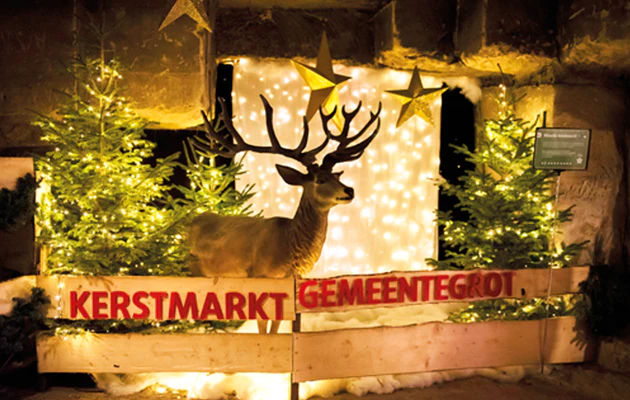 Kerstmarkt gemeentegrot Valkenburg