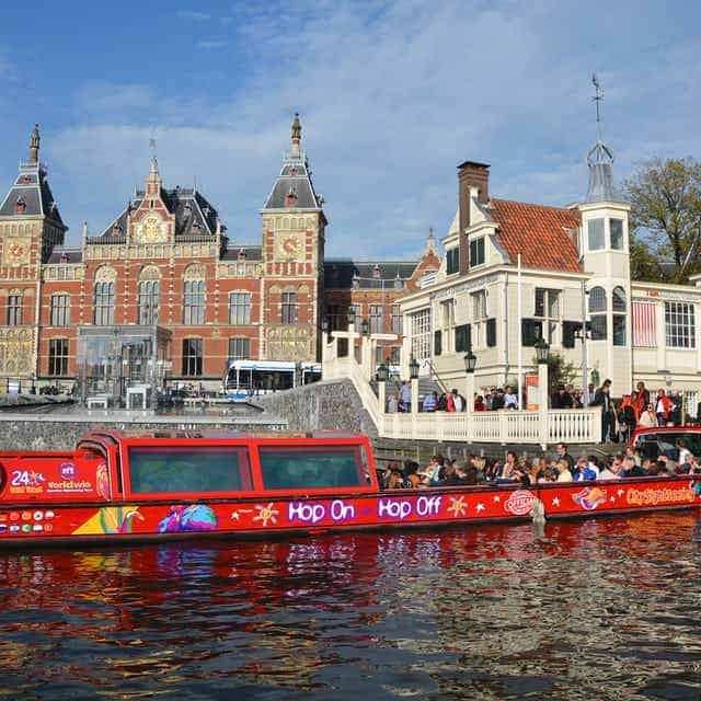 Hop-on-Hop-off boot Amsterdam