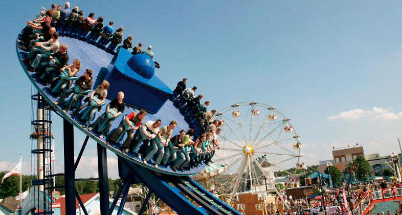 Crazy Surfer in Movie Park Germany