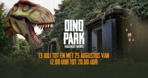 Flyer van het Dinopark