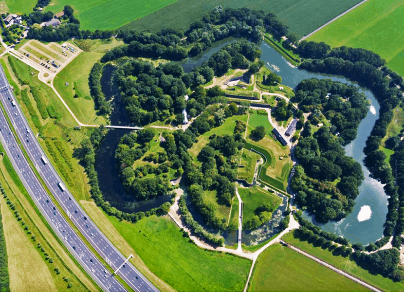 geschiedenis van de romeinen tot de Tweede wereldoorlog in het Waterlinie Museum