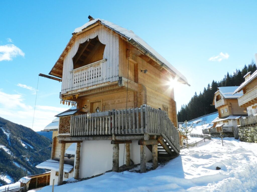 Traditionele huizen in Oostenrijk