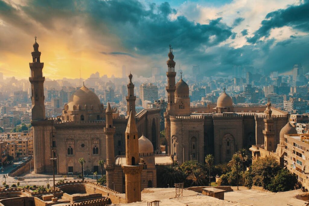 Citadel in Cairo met moskee